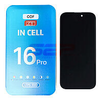 Accesorii GSM - Ansamblu LCD: LCD+Touchscreen cu Rama Apple iPhone 16 Pro BLACK COF INCELL