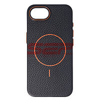 Accesorii GSM - Leather Back Cover: Toc Luxury Leather Magsafe Apple iPhone 16e BLACK