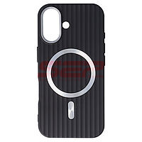 Accesorii GSM - Toc TPU Magnetic Waves: Toc TPU Magnetic Waves Apple iPhone 16 Black