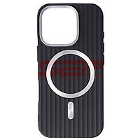 Accesorii GSM - Toc TPU Magnetic Waves: Toc TPU Magnetic Waves Apple iPhone 16 Pro Black