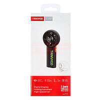 Accesorii GSM - : Ventilator portabil High Speed pliabil Tranyoo FF02 BLACK