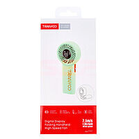 Accesorii GSM - : Ventilator portabil High Speed pliabil Tranyoo FF02 GREEN