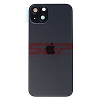 Accesorii GSM - Capac spate telefon mobil: Capac baterie iPhone 15 PLUS BLACK (cu geam camere si clame)