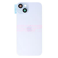 Accesorii GSM - Capac spate telefon mobil: Capac baterie iPhone 15 PLUS BLUE (cu geam camere si clame)