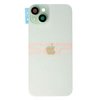 Accesorii GSM - Capac spate telefon mobil: Capac baterie iPhone 15 PLUS GREEN (cu geam camere si clame)