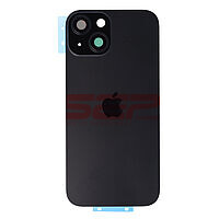 Accesorii GSM - Capac spate telefon mobil: Capac baterie iPhone 15 BLACK (cu geam camere si clame)