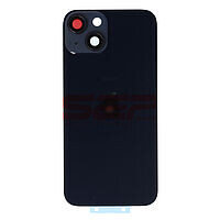 Accesorii GSM - Capac spate telefon mobil: Capac baterie iPhone 14 BLACK (cu geam camere si clame)