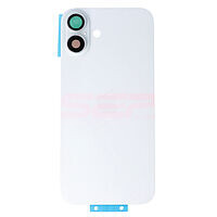 Accesorii GSM - Capac spate telefon mobil: Capac baterie iPhone 16 Plus WHITE (cu geam camere si clame)