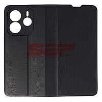 Accesorii GSM - : Toc FlipCover Leather Xiaomi Redmi Note 14 5G Black