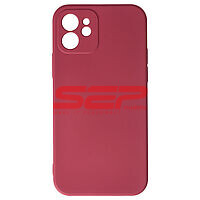 Accesorii GSM - Toc silicon High Copy: Toc silicon High Copy Apple iPhone 12 Burgundy