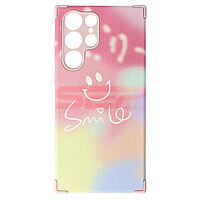 Accesorii GSM - : Toc TPU Leather Frosted Samsung Galaxy S22 Ultra  Smile