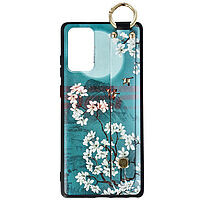 Accesorii GSM - Toc TPU Crossbody Design: Toc TPU Crossbody Design Samsung Galaxy Note 20 5G Flowers