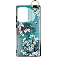 Accesorii GSM - Toc TPU Crossbody Design: Toc TPU Crossbody Design Samsung Galaxy Note 20 Ultra 5G Flowers