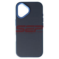 Accesorii GSM - Toc TPU Vegan Leather: Toc TPU Vegan Leather Apple iPhone 17 Blue