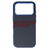 Accesorii GSM - Toc TPU Vegan Leather: Toc TPU Vegan Leather Apple iPhone 17 Pro Blue