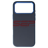 Accesorii GSM - Toc TPU Vegan Leather: Toc TPU Vegan Leather Apple iPhone 17 Pro Max Blue