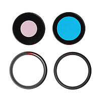 Accesorii GSM - Geam camera foto: Geam camera cu Rama Apple iPhone 17 BLACK