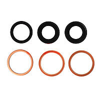 Accesorii GSM - Geam camera foto: Geam camera cu Rama Apple iPhone 17 PRO MAX COSMIC ORANGE