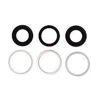 Accesorii GSM - Geam camera foto: Geam camera cu Rama Apple iPhone 17 PRO MAX SILVER