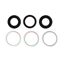 Accesorii GSM - Geam camera foto: Geam camera cu Rama Apple iPhone 17 PRO SILVER