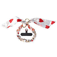 Accesoriu tip bratara cu lantisor pentru husa telefon mobil Design 14