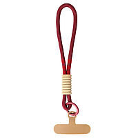 Accesorii GSM - Accesoriu tip bratara textil pentru husa telefon mobil: Accesoriu tip bratara pentru husa telefon mobil BURGUNDY