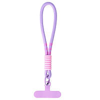 Accesorii GSM - Accesoriu tip bratara textil pentru husa telefon mobil: Accesoriu tip bratara pentru husa telefon mobil PURPLE