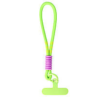 Accesorii GSM - Accesoriu tip bratara textil pentru husa telefon mobil: Accesoriu tip bratara pentru husa telefon mobil LIME