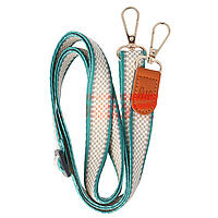 Accesorii GSM - Snur textil dublu telefon mobil: Snur textil dublu telefon mobil cu carabine Green Pattern