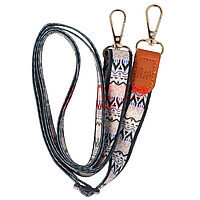 Snur textil dublu telefon mobil cu carabine Etho Lines