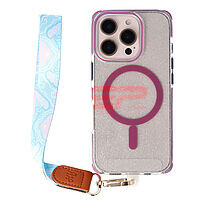 Accesorii GSM - Noutati: Accesoriu tip bratara textil cu carabina Blue Stream