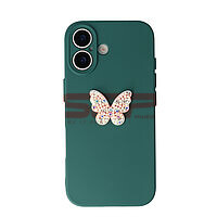 Accesorii GSM - Accesoriu adeziv pentru husa telefon mobil: Accesoriu adeziv pentru husa telefon mobil Butterfly