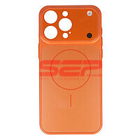 Accesorii GSM - Toc PC Skin pentru transformare: Toc PC Skin pentru transformare iPhone 15 Pro Max in iPhone 17 Pro Max Cosmic Orange