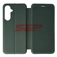 Accesorii GSM - Noutati: Toc FlipCover Round Carbon Samsung Galaxy A16 4G Green