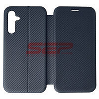 Accesorii GSM - Noutati: Toc FlipCover Round Carbon Samsung Galaxy A15 4G Navy