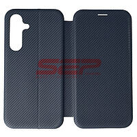 Accesorii GSM - Noutati: Toc FlipCover Round Carbon Samsung Galaxy S25 FE Navy