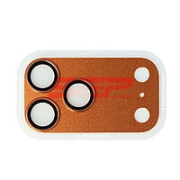Accesorii GSM - Protectie sticla Metal Full Cover camera foto: Protectie sticla Metal Full Cover camera foto Apple iPhone 17 Pro Max Cosmic Orange