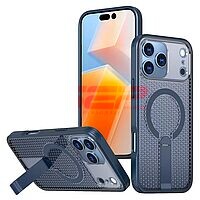 Accesorii GSM - Toc TPU+PC 3D Grid: Toc TPU+PC 3D Grid Apple iPhone 17 Pro Blue