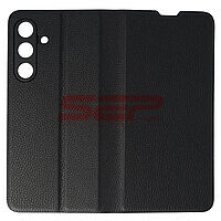 Accesorii GSM - Noutati: Toc FlipCover Leather Samsung Galaxy S25 FE Black