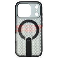 Accesorii GSM - Noutati: Toc TPU+PC 3D Grid Apple iPhone 17 Pro Black