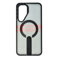 Accesorii GSM - Noutati: Toc TPU+PC 3D Grid Samsung Galaxy S25 FE Black