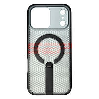 Accesorii GSM - Noutati: Toc TPU+PC 3D Grid Apple iPhone 17 Pro Max Black