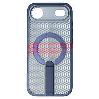 Accesorii GSM - Noutati: Toc TPU+PC 3D Grid Apple iPhone 17 Air Blue