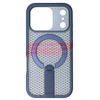Accesorii GSM - Noutati: Toc TPU+PC 3D Grid Apple iPhone 17 Pro Blue