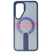 Accesorii GSM - Noutati: Toc TPU+PC 3D Grid Samsung Galaxy S25 FE Blue