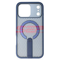 Accesorii GSM - Noutati: Toc TPU+PC 3D Grid Apple iPhone 17 Pro Max Blue