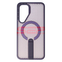 Accesorii GSM - Noutati: Toc TPU+PC 3D Grid Samsung Galaxy S25 FE Purple