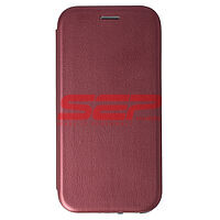 Accesorii GSM - Book Cover: Toc FlipCover Round Samsung Galaxy F07 Wine