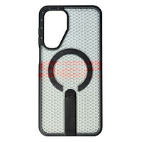 Accesorii GSM - Toc TPU+PC 3D Grid: Toc TPU+PC 3D Grid Samsung Galaxy A17 4G Black