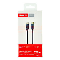 Accesorii GSM - Noutati: Cablu date Type-C - Type-C 240W Fast Charge TRANYOO CC-7